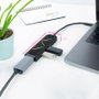 Nanocable Hub USB-C 4 en 1 con 2x USB-A, USB-C PD y HDMI 4K